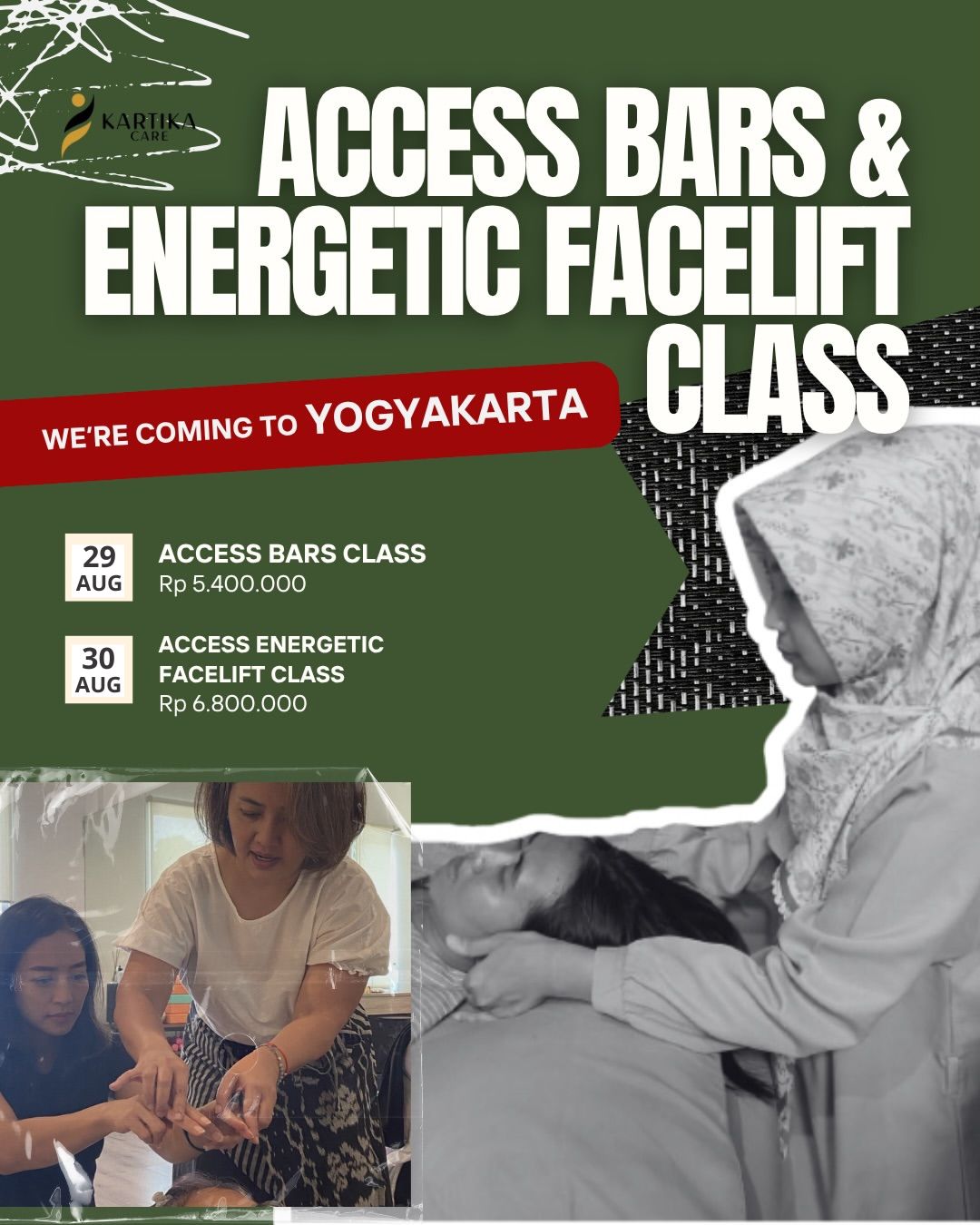 Jadwal Kelas Access Bars & Energetic Facelift Yogyakarta